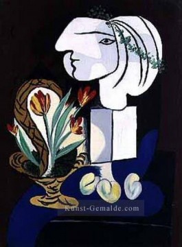  kubistisch Malerei - Stillleben aux tulipes 1932 kubistisch